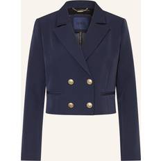 Guess Women Blazers Guess Cropped Crepon Blazer - Black