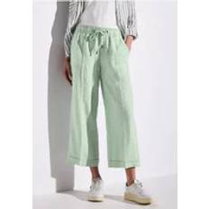 Street One Leinen Culotte - Grün