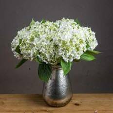 Hill Interiors Lace Cap Hydrangea 25 x 25 x 48 cm White Artificial Plant