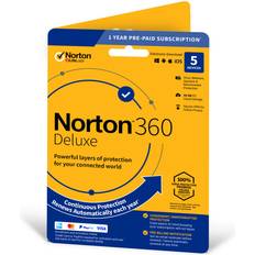 Norton 360 Deluxe 5 Devices 2025 1 Year + Secure VPN Fast Email Delivery
