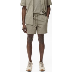 Men Swimsuits Mango Men's Zip Pockets Swimsuit - Khaki