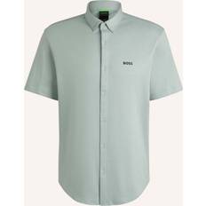 BOSS Motion Short Sleeve Shirt - Light Green
