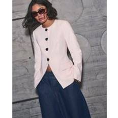 River Island Kavajer River Island Womens Button Front Blazer - Pink