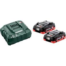 Basic Set 2 x 18V LiHD 4.0Ah Battery with ASC 55 Air Cooled Charger