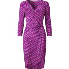 Gia Geo Print Jersey Dress - Pink