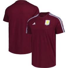 Adidas T-shirts adidas Aston Villa FC DNA T-Shirt Red Mens XS