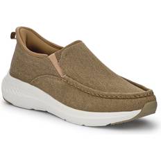 Pavers Trainers Pavers Wide-Fit Laceless Slip-On Trainers - Beige