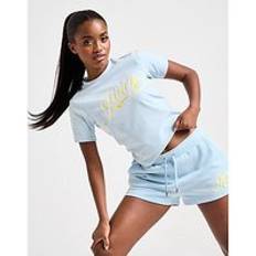 Juicy Couture Clothing Juicy Couture Script Boucle Logo T-Shirt - Blue