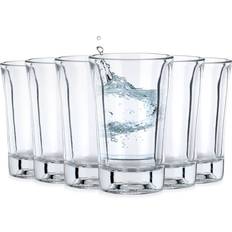 Bier & Spirituosen B2X Six Glasses For Vodka Liqueur Shots 40% 70cl