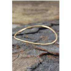 Sapphire - Women Bracelets Birthstone Silver Stacking Bangle - Gold