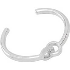 Interlock Ring Cuff Bracelet - Mid Grey