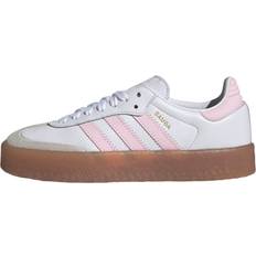 adidas Sambae Shoes Kids - Cloud White/Clear Pink/Gold Metallic