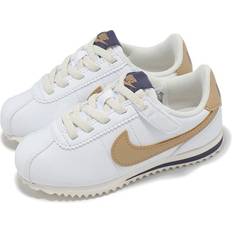 Nike Cortez Easyon PS Casual Shoes - White/Brown/Purple