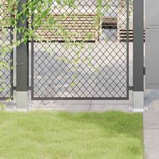 Ground Anchors & Column Shoes vidaXL Stolpefødder Firkantet 4 Stk 81x81 Mm Galvaniseret Stål