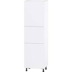 Kitchen Wall Cabinets Hugo&Borg Lasalle 24-in W x 84.5-in H x 24-in D Bright White Slab Pantry Fully Assembled Cabinet - Flat Panel Slab