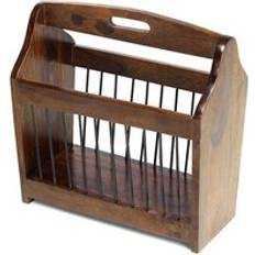 Brown Newspaper Racks Rest Relax Indian Rosewood Magazine One Size Brown Newspaper Rack
