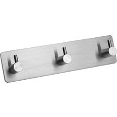 Giti Island Self Adhesive Towel Hooks Brushed Nickel Stick on Wall Bath Hanger
