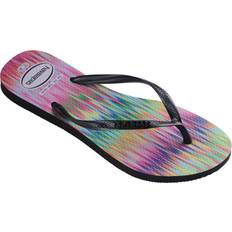 Havaianas Flip-Flops Havaianas Women's Slim Bright Flip Flop Sandals - Black