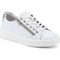 Pavers Casual Leather Trainers - White