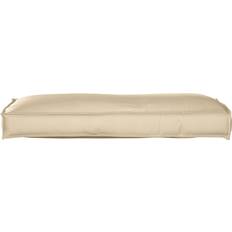 Cotton Chair Cushions vidaXL Pallet Cushion for Backrest 120x40x12 cm Oxford Fabric Chair Cushions Beige (120x120cm)