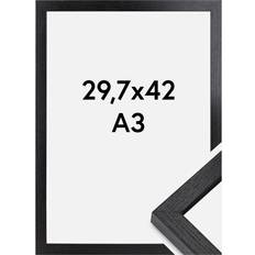 BGA Boxram Akrylglas Svart 29.7x42 cm A3 Ram
