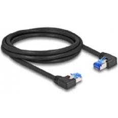 Kablar DeLock CAT 6a SFTP 2m Patchkabel Sort
