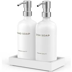 Soap Dispenser Set with Tray