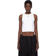 Casablanca Tank Tops Casablanca Diamond Logo Tank Top - White