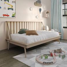 Frame Beds CasePiece Antique Grey Twin Wood Daybed Frame Bed