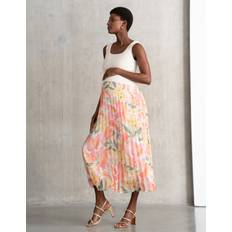 Seraphine Knit Maternity Nursing Top with Pleat Skirt