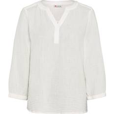 Street One Bluse Split-Neck - Weiß