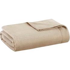 Blankets Madison Park Egyptian Cotton Blankets Brown (228.6x228.6cm)