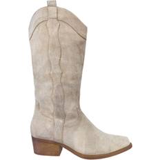 Cowboy støvler Klædeskabet Pauline Cowboy Boots - Beige