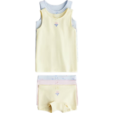 H&M 5-Delat Set I Bomull - Ljusrosa/Tulpaner
