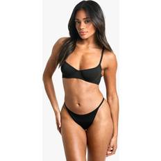 Boohoo Knickers boohoo Womens Bonded No Vpl G String - Black
