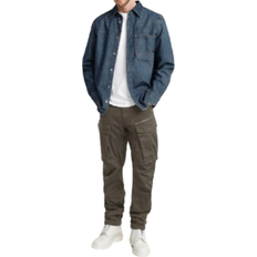 Low Waist - Men Trousers G-Star Rovic Zip 3D Regular Tapered Pants - Grey