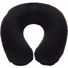 Men Neck Pillows Shein 1pc Travel Pillow Neck Pillow Airplane Pillow Travel Car Home Office Travel Neck Flight Pillow Snap Button With Soft Cover, U Shaped Neck Pillow Portable Student Adult Pillow Pad, Supports Neck And Protects Cervical Vertebrae While Studying Or Riding In Car, Office Or Other Travel(Inflatable)No Pillow, If You Mind Please Do Not Place The Order Neck Pillow Black (17x)
