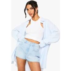 Boohoo Shorts boohoo Womens Petite Denim Mini Short - Blue