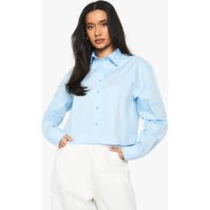 Boohoo Blouses boohoo Basic Blouse - Blue