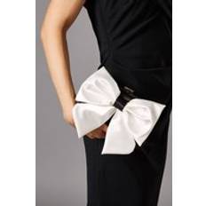 Coast Azalea Satin Bow Detail Clutch Bags - Mono