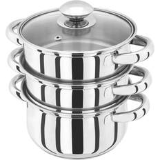 Judge Casseroles Judge Essentials 3 Tier Multi Steamer with lid 1.5 L 16 cm