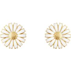 Georg Jensen Smykker Georg Jensen Daisy Earrings - Gold/White