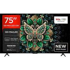 TVs TCL 75C6K-Uk 75-Inch C6K Premium Qd-Mini Led 4K Ultra Hd 144Hz Google Tv