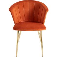 Dunelm Kendall Orange Kitchen Chair 78cm