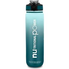 Nupo Drikkedunke Nupo Motivations Vandflaske Blå 1000 ml Drikkedunk 1L
