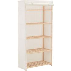 Cottons Clothing Storage vidaXL 248190 White Wardrobe 79x170cm