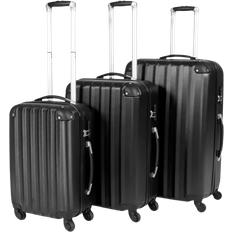tectake Lightweight Set of 3 - Black