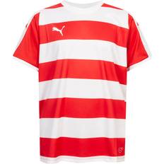 Puma Kid's Liga Hooped Jersey - Puma Red/Puma White