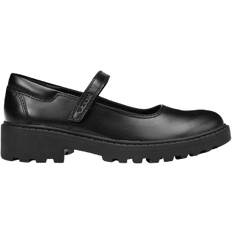 Girls Low Top Shoes Children's Shoes Geox Girl's Casey Mary Jane - Black Leather