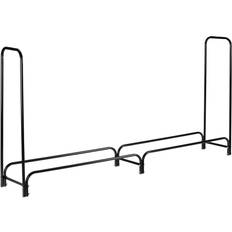 Chimeneas Relaxdays Leñero Exterior Acero 122 x 245 x 40 cm